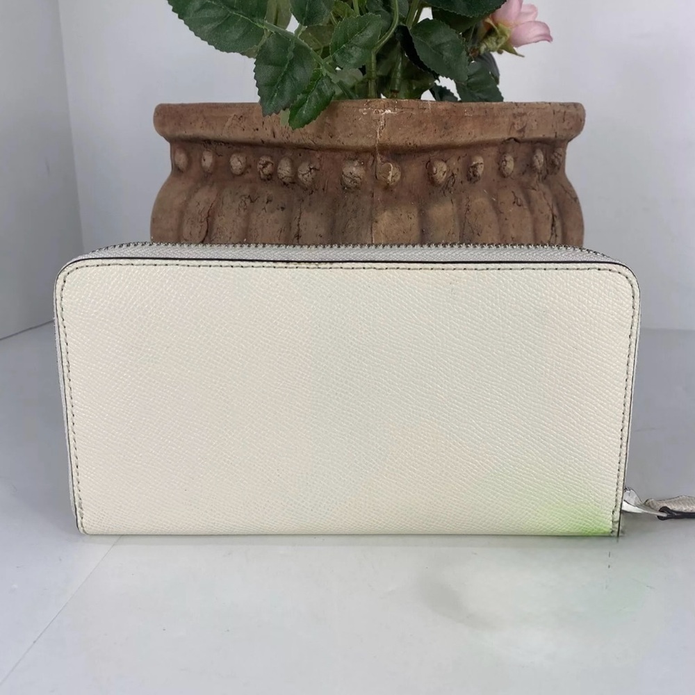 Coach Heart Bandana Rivets wallet Crossgrain leather - Picture 4 of 9